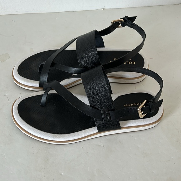 Cole Haan Mandy Thong Grandseries Sandals. Black. Size 6 B. - Picture 6 of 13